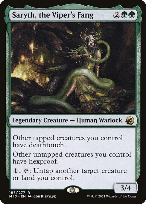 Saryth, the Viper's Fang (197) - Innistrad: Midnight Hunt - Game On