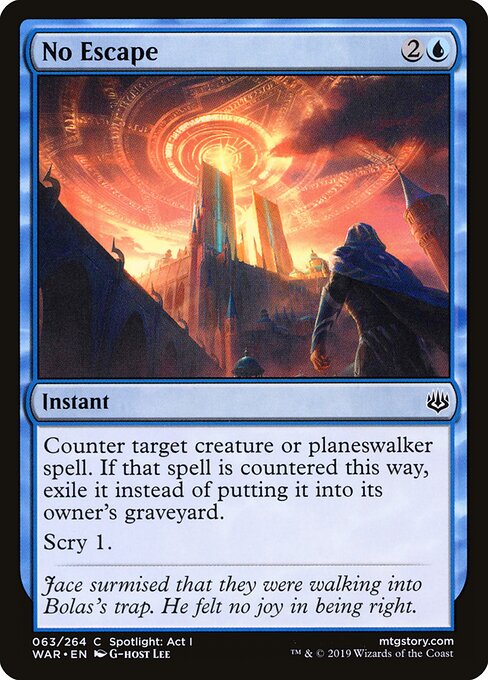 No Escape (63) (Foil) - War of the Spark - Game On