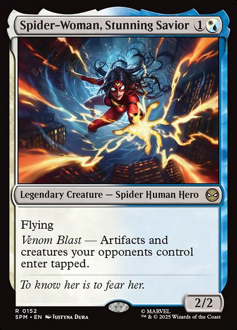 Spider-Woman, Stunning Savior (152) (Foil) - Marvel's Spider-Man - Game On