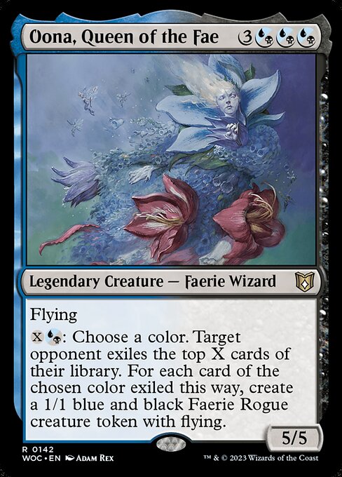 Oona, Queen of the Fae (142) - Wilds of Eldraine Commander - Game On