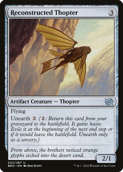 Reconstructed Thopter (242) (Foil) - The Brothers' War - Game On