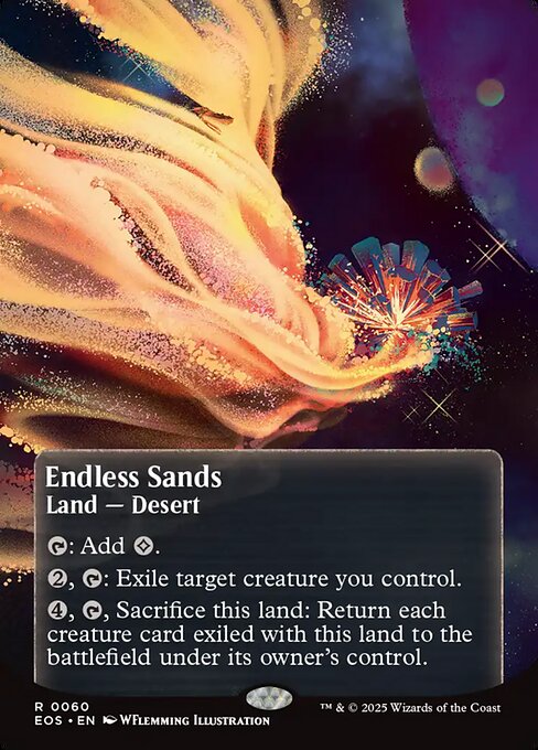 Endless Sands (60) - BORDERLESS - FULL ART - Edge of Eternities: Stellar Sights - Game On