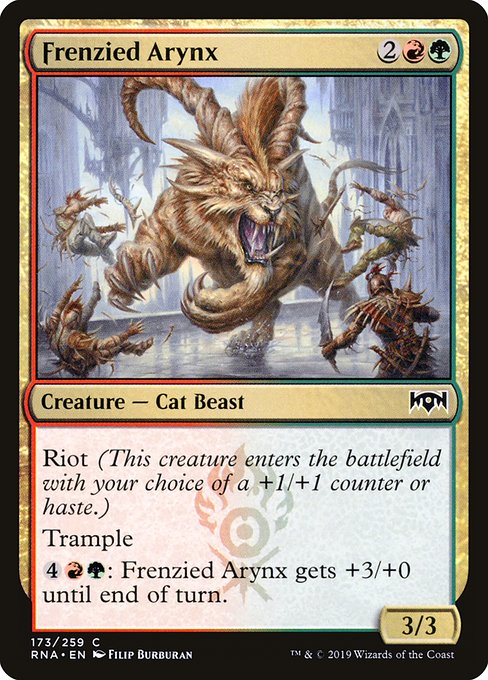 Frenzied Arynx (173) (Foil) - Ravnica Allegiance - Game On