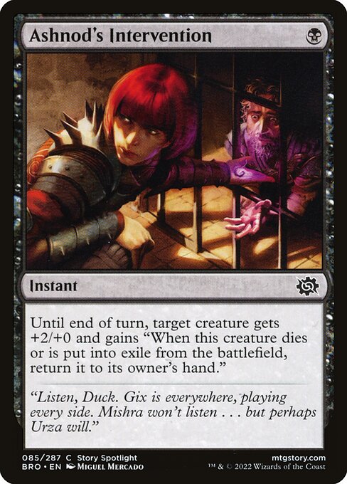 Ashnod's Intervention (85) (Foil) - The Brothers' War - Game On