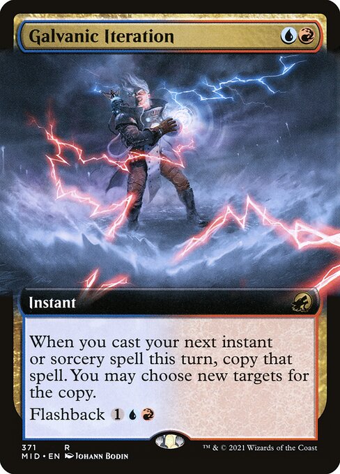 Galvanic Iteration (371) - EXTENDED ART (Foil) - Innistrad: Midnight Hunt - Game On
