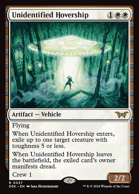 Unidentified Hovership (37) - Duskmourn: House of Horror - Game On