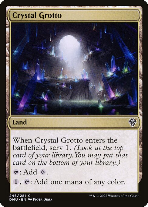 Crystal Grotto (246) (Foil) - Dominaria United - Game On