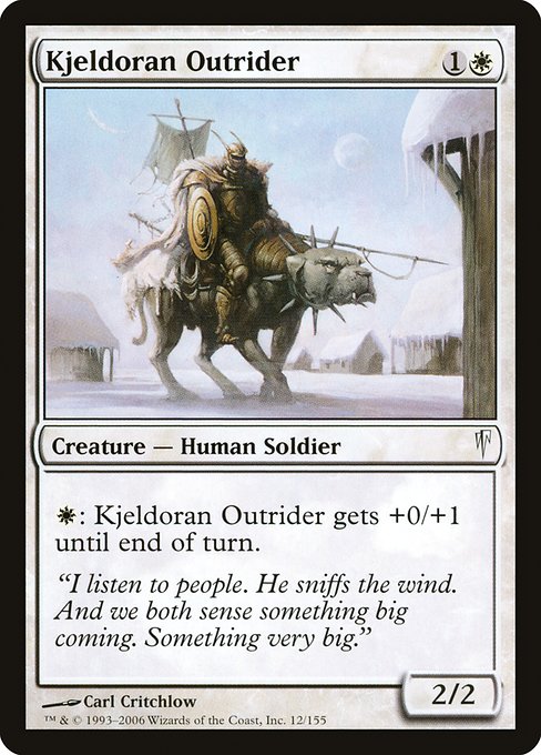 Kjeldoran Outrider (12) - Coldsnap - Game On