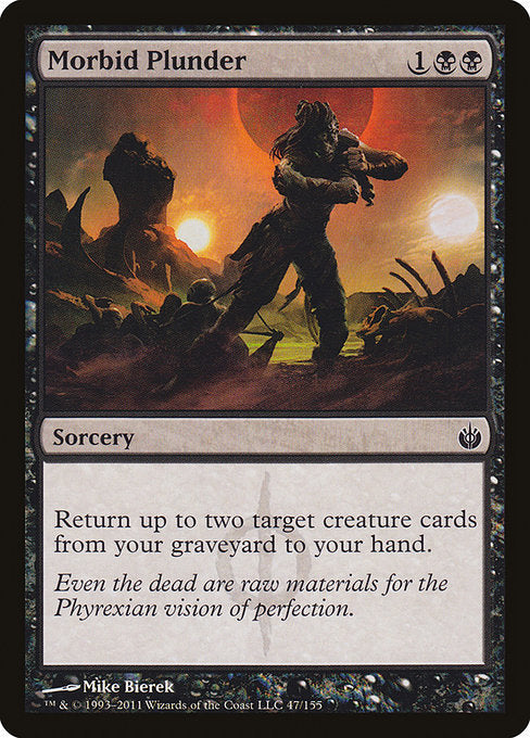 Morbid Plunder (47) (Foil) - Mirrodin Besieged - Game On