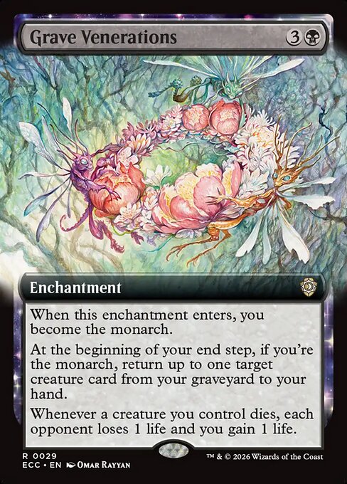 Grave Venerations (29) - EXTENDED ART - Lorwyn Eclipsed Commander - Game On