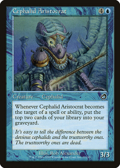 Cephalid Aristocrat (27) (Foil) - Torment - Game On