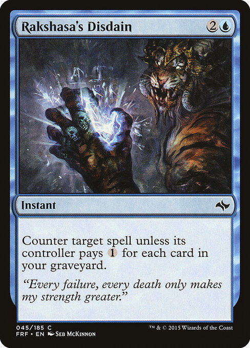 Rakshasa's Disdain (45) (Foil) - Fate Reforged - Game On