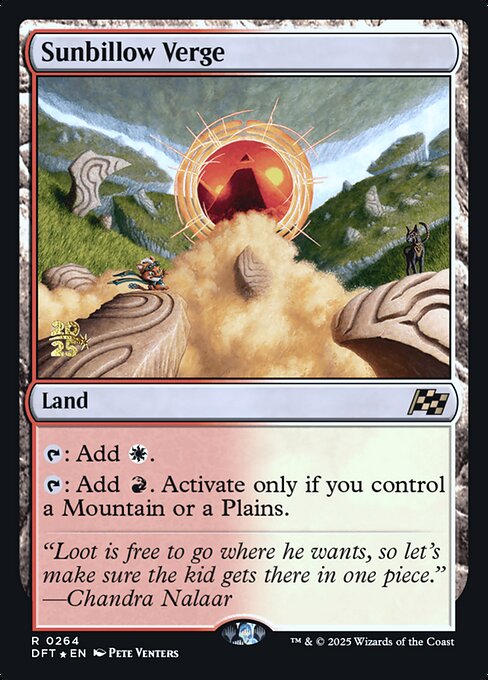 Sunbillow Verge (264s) (Foil) - Aetherdrift Promos - Game On