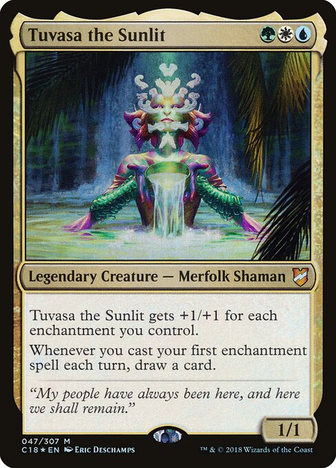 Tuvasa the Sunlit (47) (Foil) - Commander 2018 - Game On