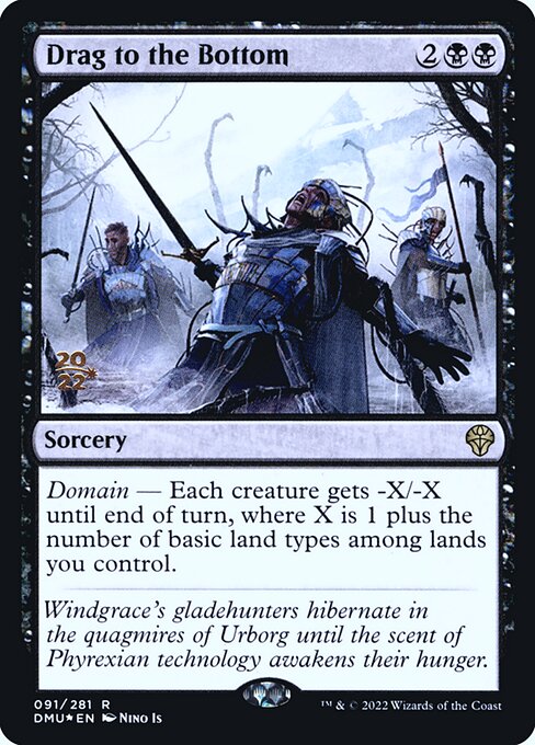 Drag to the Bottom (91s) (Foil) - Dominaria United Promos - Game On