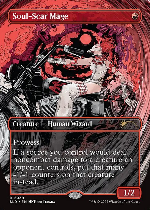 Soul-Scar Mage (2039) - BORDERLESS - FULL ART - Secret Lair Drop - Game On