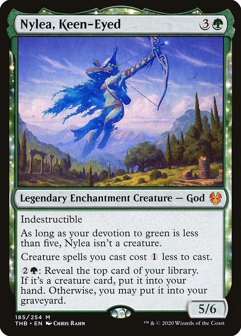 Nylea, Keen-Eyed (185) (Foil) - Theros Beyond Death - Game On