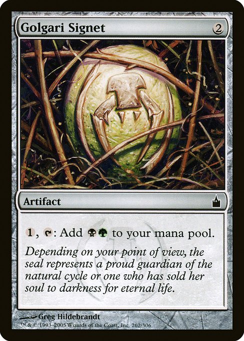 Golgari Signet (262) - Ravnica: City of Guilds - Game On