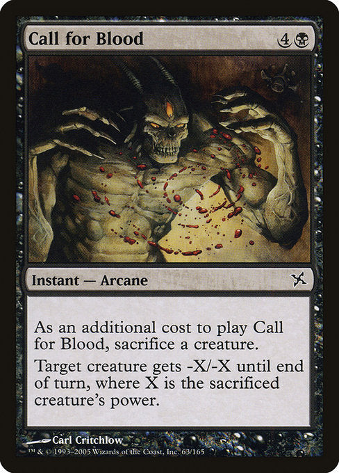 Call for Blood (63) (Foil) - Betrayers of Kamigawa - Game On