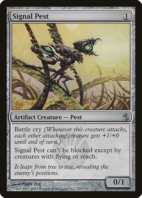 Signal Pest (131) (Foil) - Mirrodin Besieged - Game On
