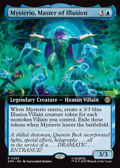 Mysterio, Master of Illusion (253) - EXTENDED ART (Foil) - Marvel's Spider-Man - Game On