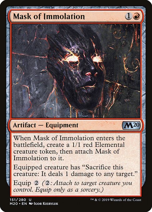 Mask of Immolation (151) - Core Set 2020 - Game On