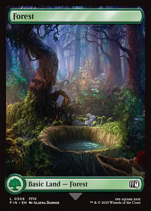Forest (306) - FULL ART (Foil) - Final Fantasy - Game On
