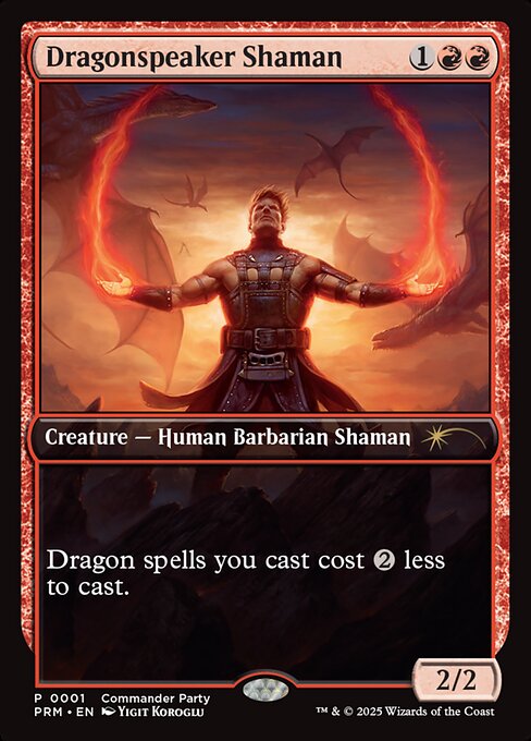 Dragonspeaker Shaman (3) (Foil) - Wizards Play Network 2025 - Game On