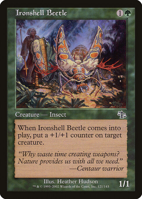 Ironshell Beetle (121) (Foil) - Judgment - Game On