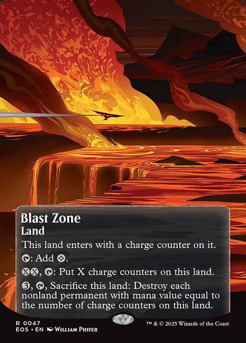 Blast Zone (47) - BORDERLESS - FULL ART (Foil) - Edge of Eternities: Stellar Sights - Game On