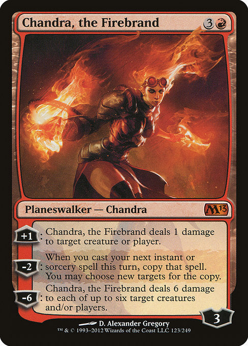 Chandra, the Firebrand (123) (Foil) - Magic 2013 - Game On