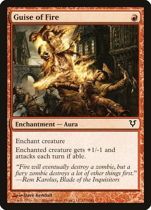 Guise of Fire (137) (Foil) - Avacyn Restored - Game On