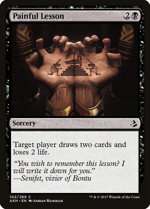 Painful Lesson (102) (Foil) - Amonkhet - Game On