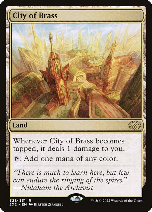 City of Brass (321) - Double Masters 2022 - Game On