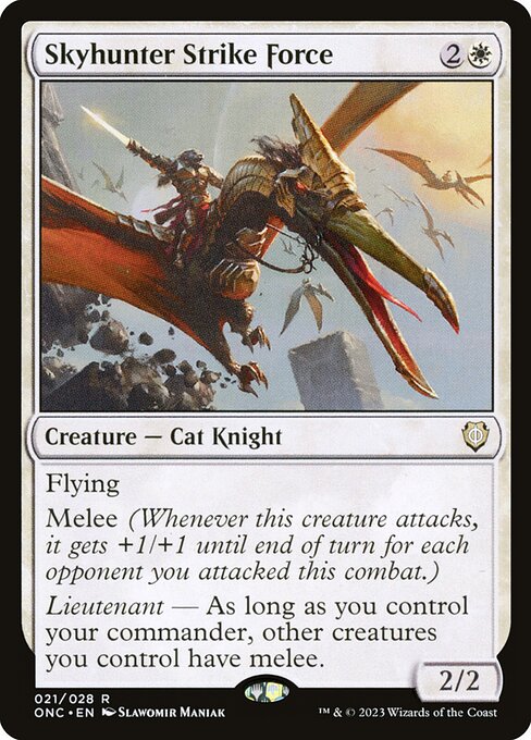 Skyhunter Strike Force (21) (Foil) - Phyrexia: All Will Be One Commander - Game On