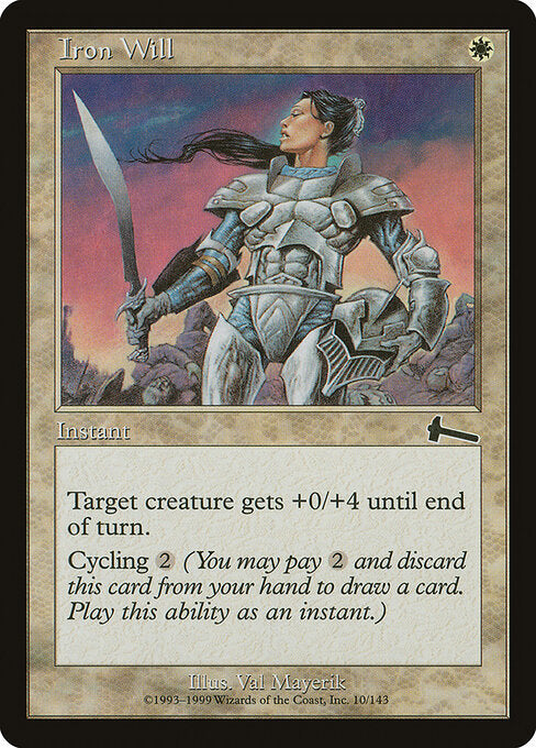 Iron Will (10) (Foil) - Urza's Legacy - Game On