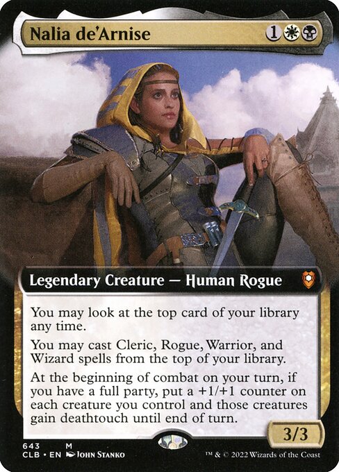 Nalia de'Arnise (643) - EXTENDED ART - Commander Legends: Battle for Baldur's Gate - Game On