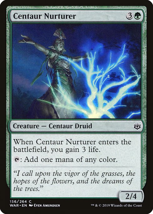 Centaur Nurturer (156) (Foil) - War of the Spark - Game On