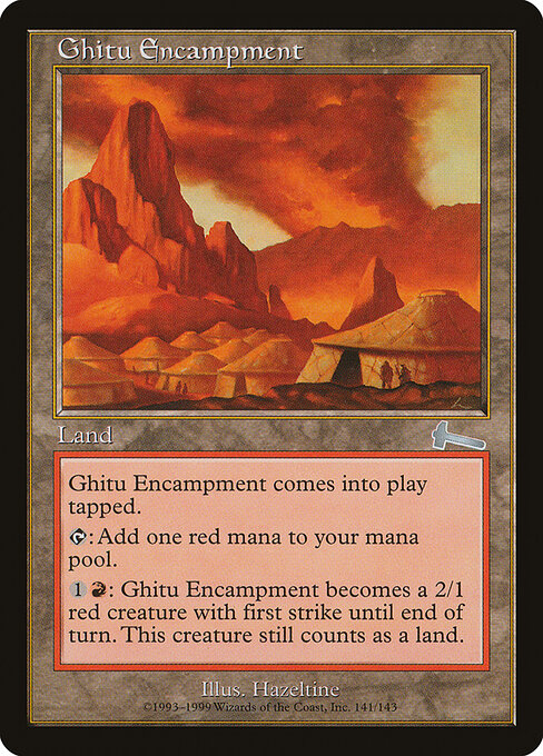 Ghitu Encampment (141) (Foil) - Urza's Legacy - Game On