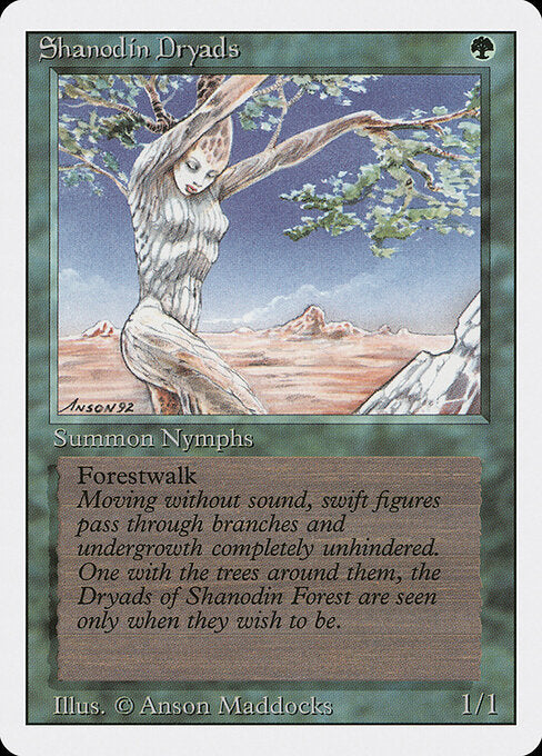 Shanodin Dryads (216) - Revised Edition - Game On