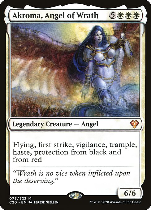 Akroma, Angel of Wrath (73) - Commander 2020 - Game On