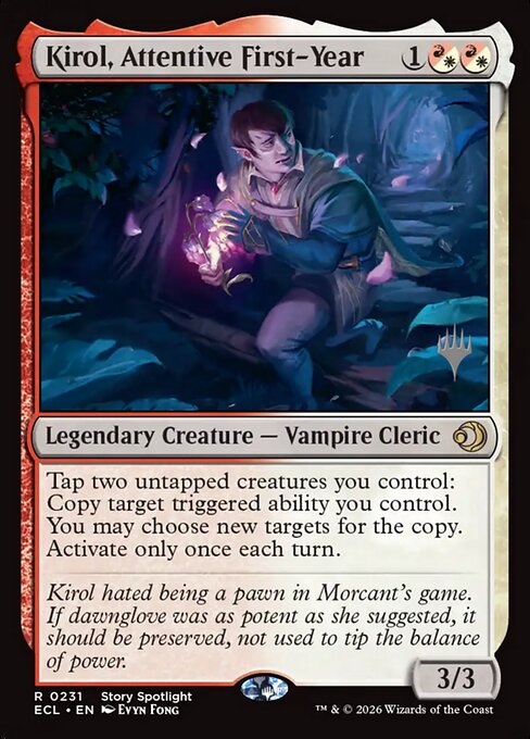 Kirol, Attentive First-Year (231p) - Lorwyn Eclipsed Promos - Game On