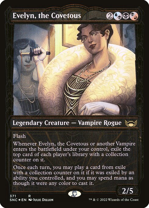 Evelyn, the Covetous (371) - SHOWCASE (Foil) - Streets of New Capenna - Game On