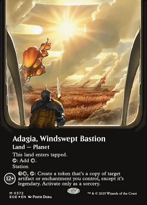 Adagia, Windswept Bastion (372) - EXTENDED ART () () - Edge of Eternities - Game On