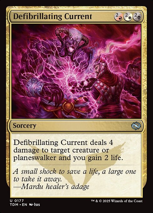 Defibrillating Current (177) - Tarkir: Dragonstorm - Game On