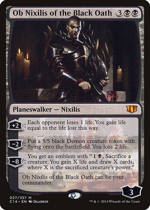 Ob Nixilis of the Black Oath (27) - Commander 2014 - Game On