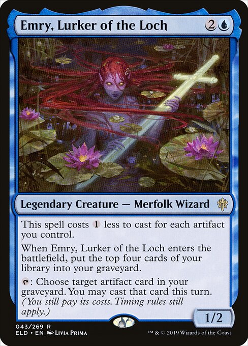 Emry, Lurker of the Loch (43) (Foil) - Throne of Eldraine - Game On