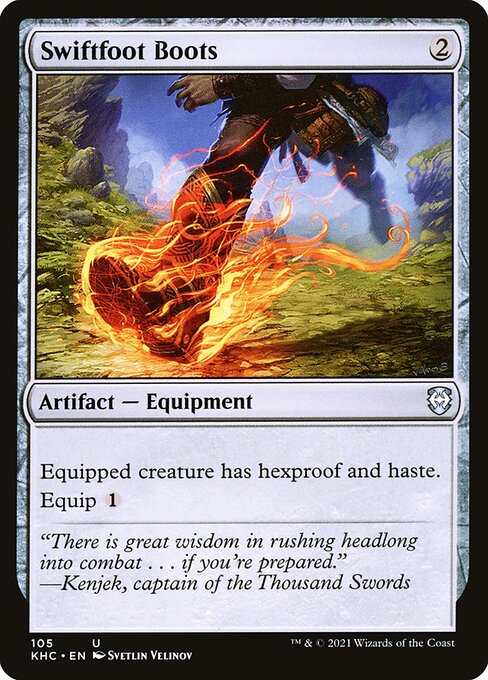 Swiftfoot Boots (105) - Kaldheim Commander - Game On