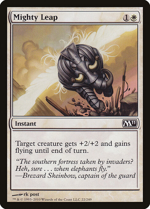 Mighty Leap (22) (Foil) - Magic 2011 - Game On