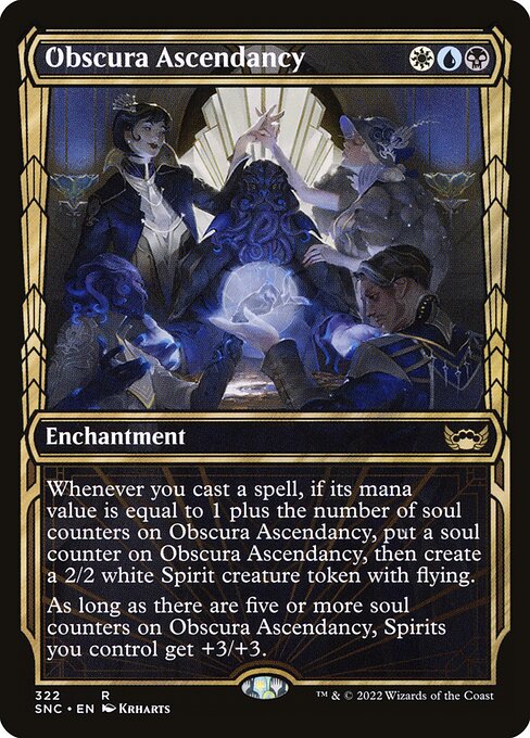 Obscura Ascendancy (322) - SHOWCASE (Foil) - Streets of New Capenna - Game On